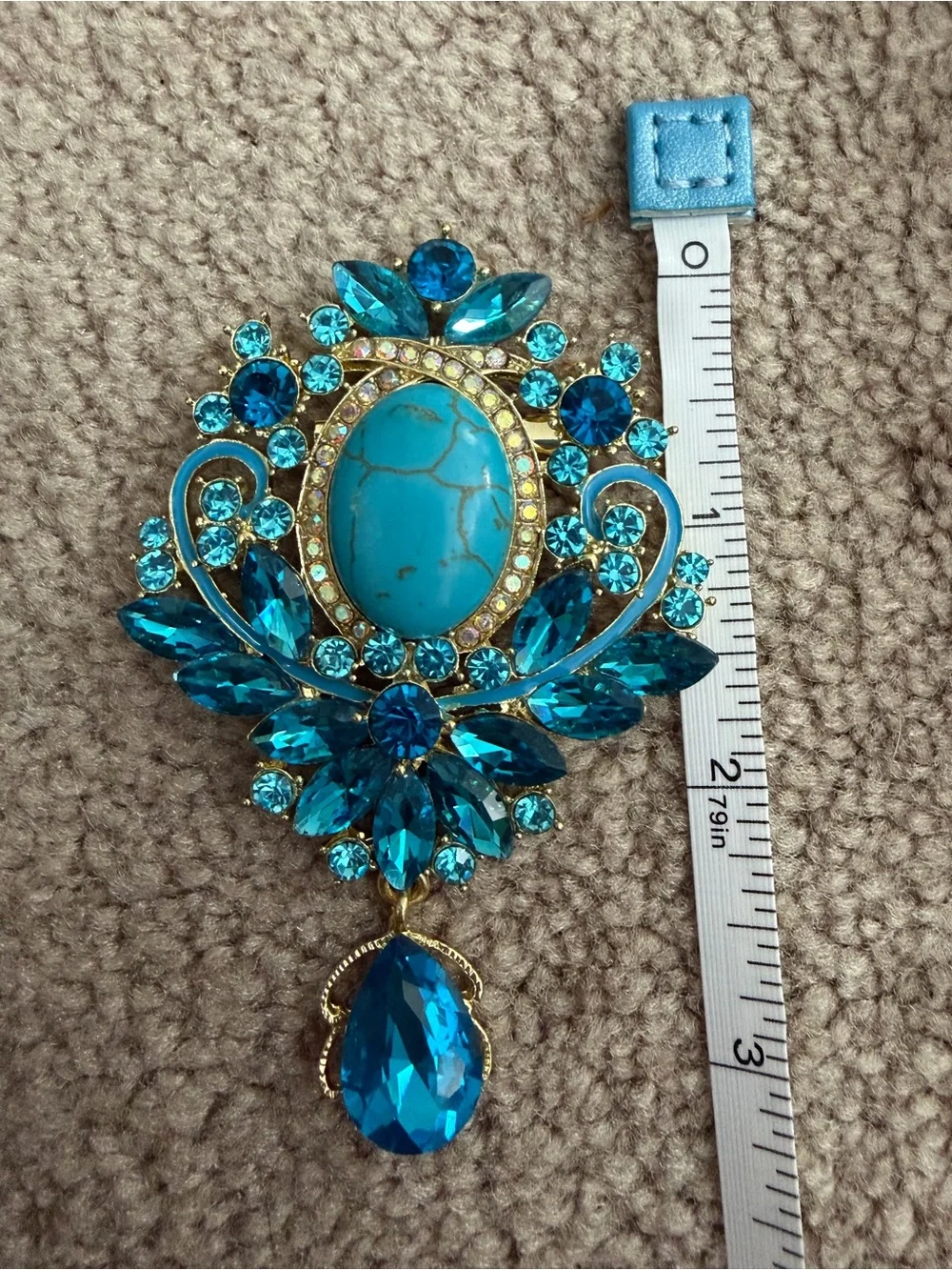 NWOT Aratta Silent Journey- “The Mystical Pin”- Blue